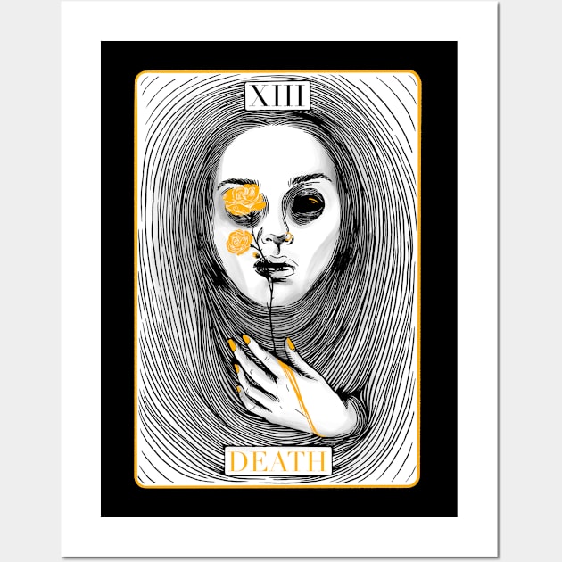 Death Tarot Card Wall Art by LauraPastor